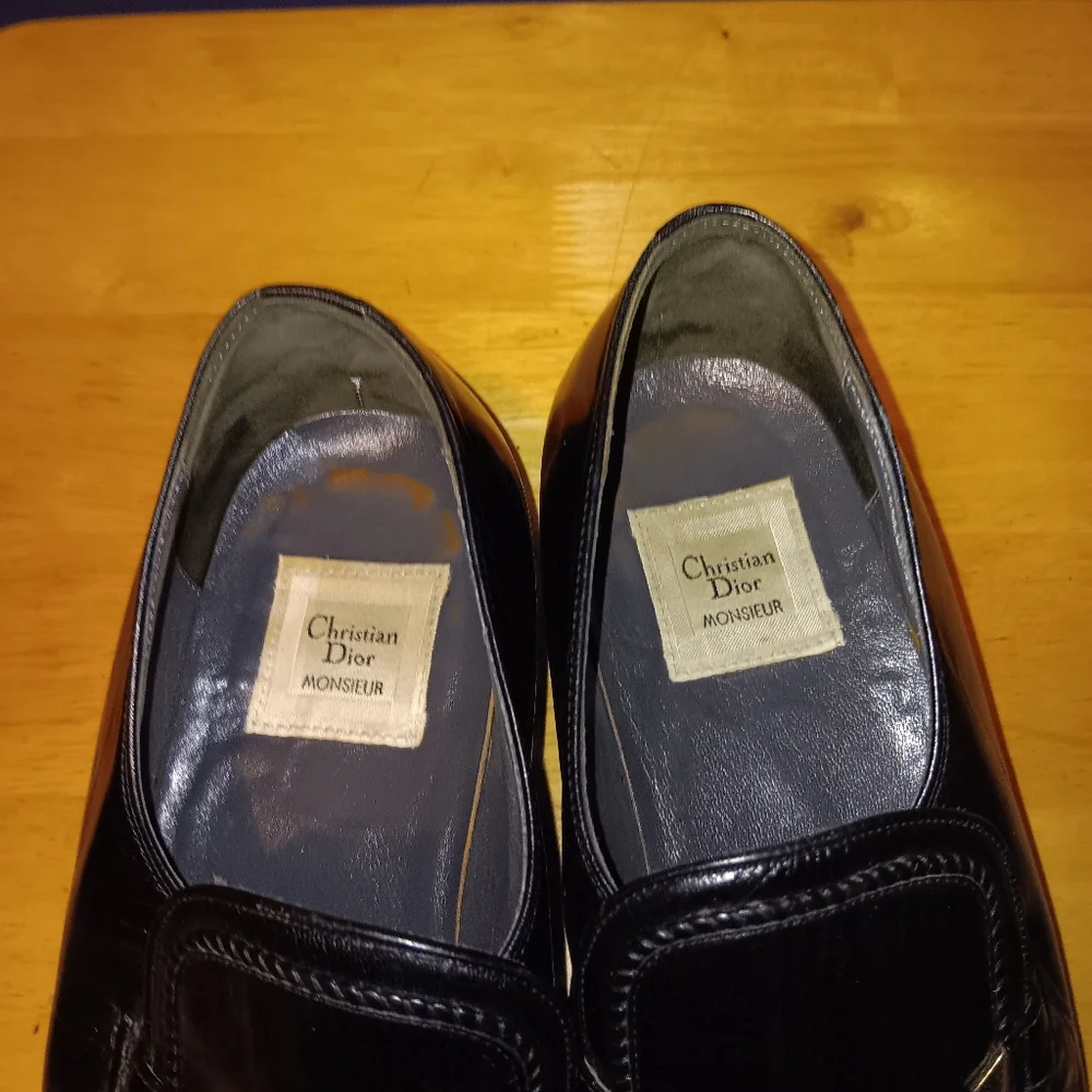 Christian Dior Mens Leather Shoes Size 40 - Picture 2 of 5